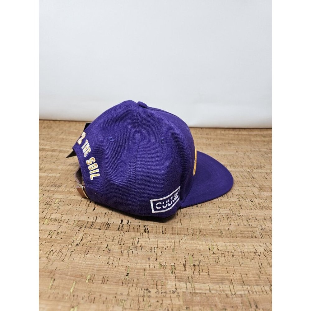 2TRU x Culture Leather Strap Back Hat Legend Purple‎ Brand New w/ Tag - Picture 4 of 6